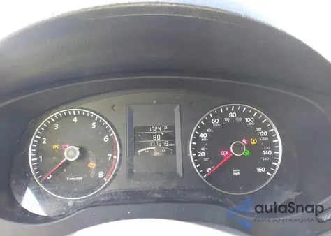 2013 Volkswagen Jetta 2.5L Se z USA, uszkodzony, nr VIN 3VWDP7AJ0DM394077